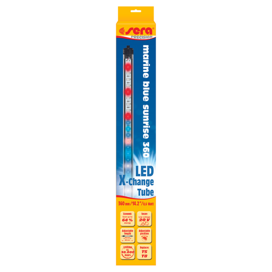 Sera LED X-Change Tube Marine Blue Sunrise | Marine Aquarium LED Light | 36cm