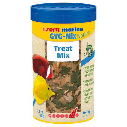 Sera Marine GVG-Mix Nature 250ml | Flake & Dried Food Mix for Marine Fish