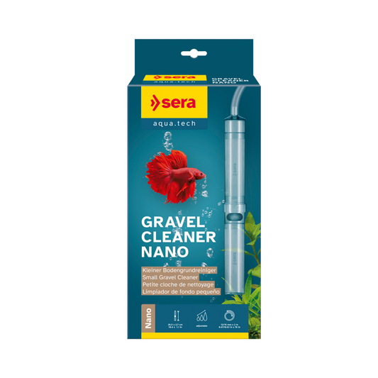 Sera Gravel Cleaner Nano | Small Aquarium Gravel & Sand Cleaner Tool