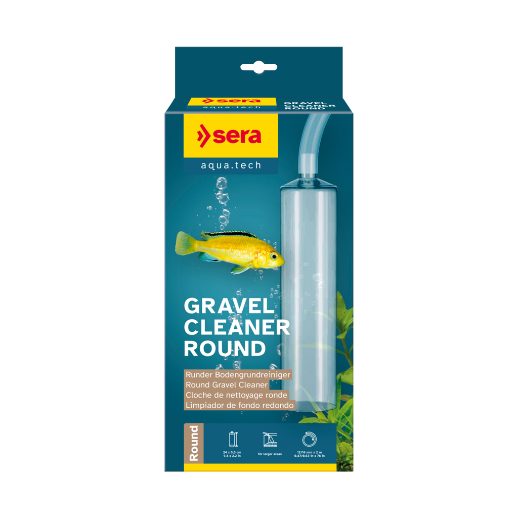 Sera Gravel Cleaner Round | Aquarium Gravel Cleaner for Large Tanks