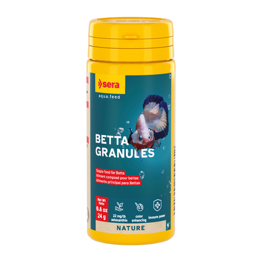 Sera Betta Granules 50ml | Slow-Sinking Soft Granules for Betta Fish