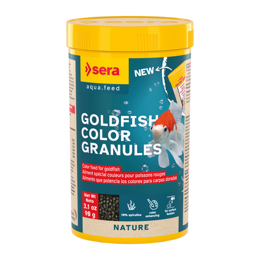 Sera Gold Fish Color Granules 250ml (90g) | Spirulina-Enriched Color Food