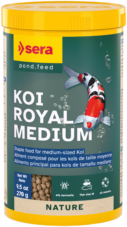 Sera Koi Royal Medium Nature 1000ml | Floating Granules for Small & Medium Koi