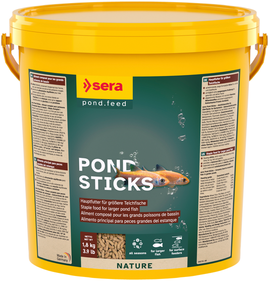 Sera Pond Granulate/Stick | Complete Pond Fish Food | 10L