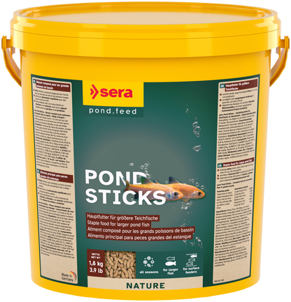 Sera Pond Granulate/Stick | Complete Pond Fish Food | 3.8L