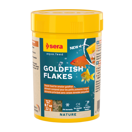 Sera Gold Fish Flakes 100ml (22g) | Floating Food for Smaller Goldfish