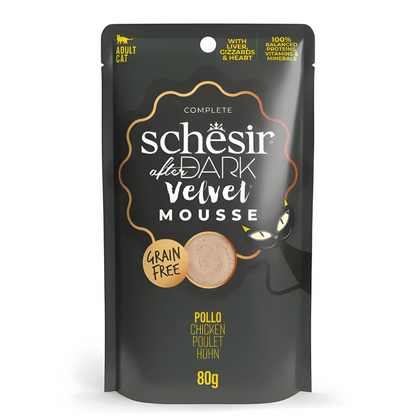 Schesir After Dark Valentine's Feast '26 Gift Pack for Cats | Limited Edition | Complete Wet Food & Creamy Snacks | 1050g