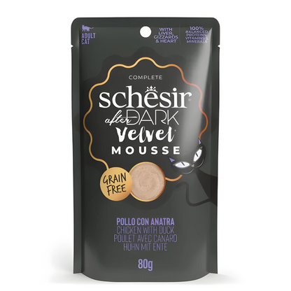 Schesir After Dark Valentine's Feast '26 Gift Pack for Cats | Limited Edition | Complete Wet Food & Creamy Snacks | 1050g