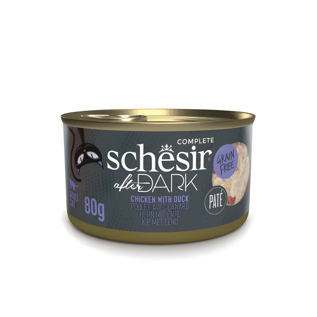 Schesir After Dark Valentine's Feast '26 Gift Pack for Cats | Limited Edition | Complete Wet Food & Creamy Snacks | 1050g