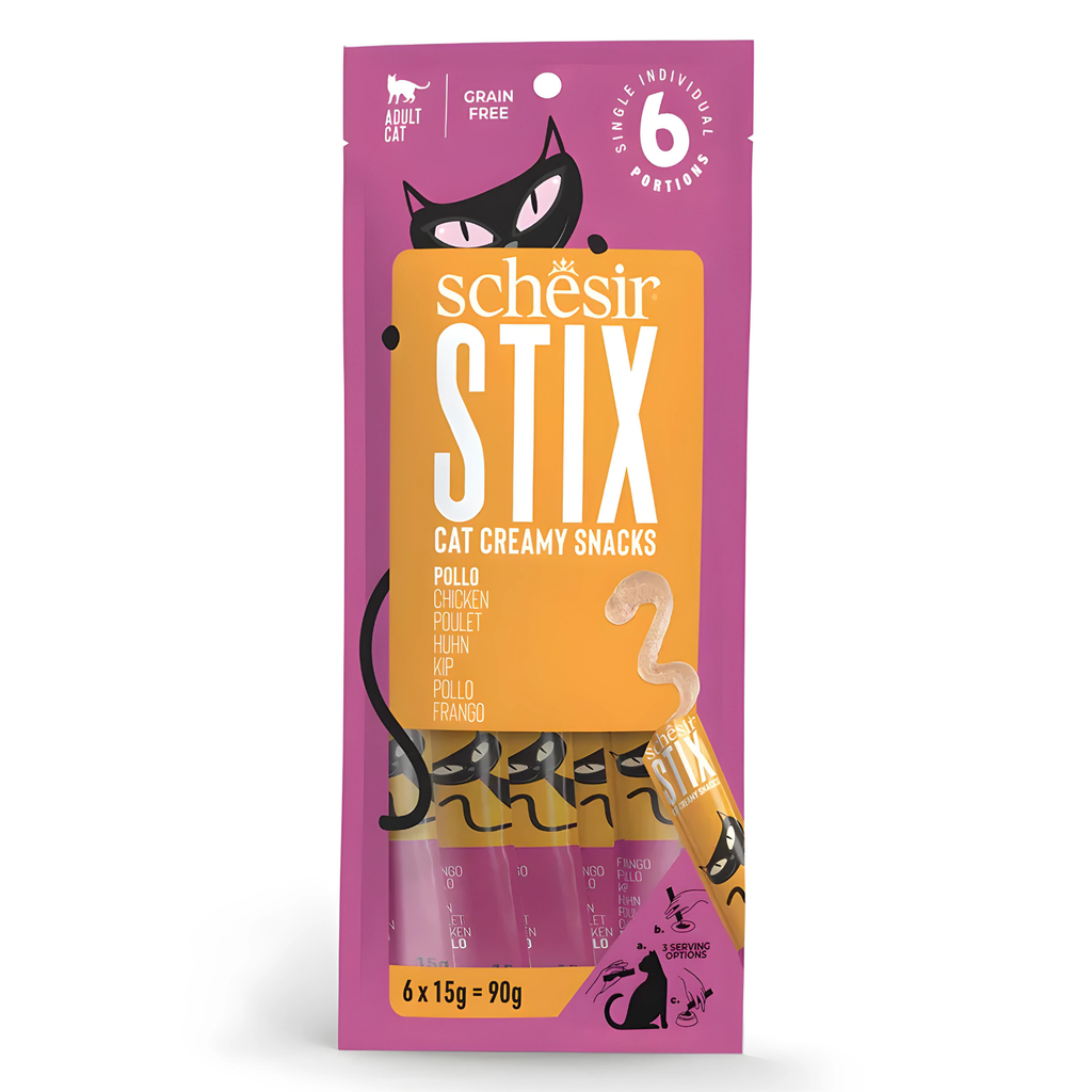 Schesir After Dark Valentine's Feast '26 Gift Pack for Cats | Limited Edition | Complete Wet Food & Creamy Snacks | 1050g