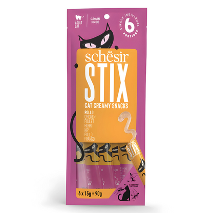 Schesir After Dark Valentine's Feast '26 Gift Pack for Cats | Limited Edition | Complete Wet Food & Creamy Snacks | 1050g