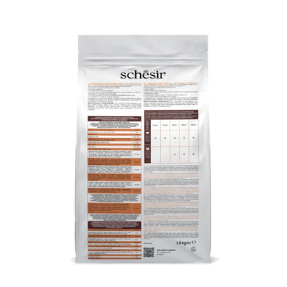 Schesir Sterilized & Light Dry Cat Food Rich in Chicken | Single Protein | Only Animal Protein | Weight Control | 1.5kg