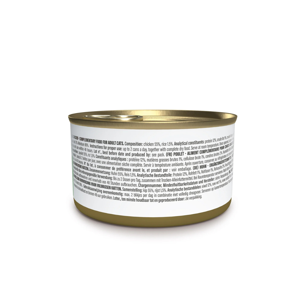 Schesir Cat Wet Food Chicken Fillets in Jelly | Adult Cat | Complementary | Natural Ingredients | 12x70g