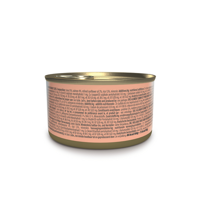 Schesir Complete & Balanced Tuna with Salmon in Jelly | Added Vitamins | 100% Natural Fillets | Adult Cat | 85g