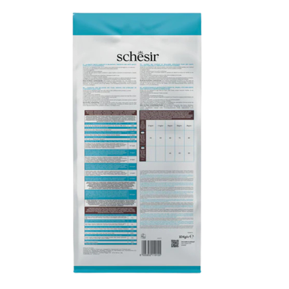 Schesir Sterilized & Light Dry Cat Food Rich in Fish | Single Protein | Only Animal Protein | Weight Control | 10kg