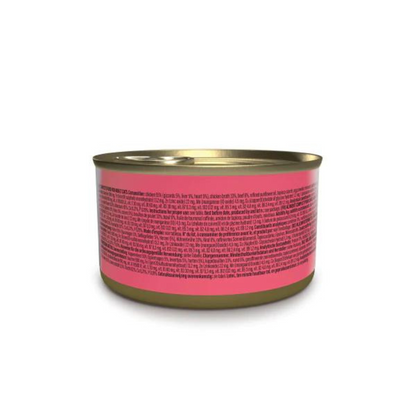 Schesir After Dark Wholefood In Broth For Cat - Chicken With Beef | Complete | Grain Free | Adult Cat | 12x80g