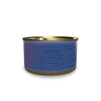 Schesir Complete Tuna with Beef in Broth | 100% Natural Fillets | Added Vitamins | Adult Cat | 12x85g