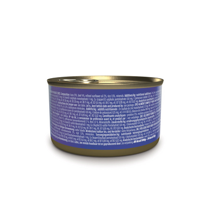 Schesir Complete Tuna with Beef in Jelly | 100% Natural Fillets | Added Vitamins | Adult Cat | 12x85g