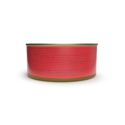 Schesir Complete Tuna with Shrimp in Jelly | 100% Natural Fillets | Added Vitamins | Adult Cat | 8x140g