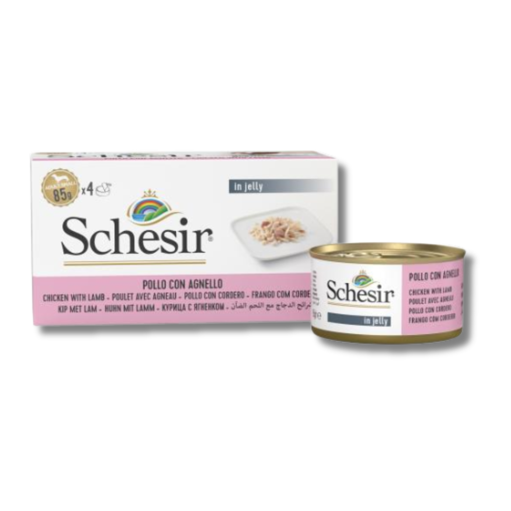 Schesir Dog Wet Food-Chicken Fillets With Lamb | Weight - 340g