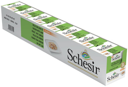 Schesir Dog Wet Food Chicken with Lamb | Small Adult | In Sauce | Complementary | 14x85g