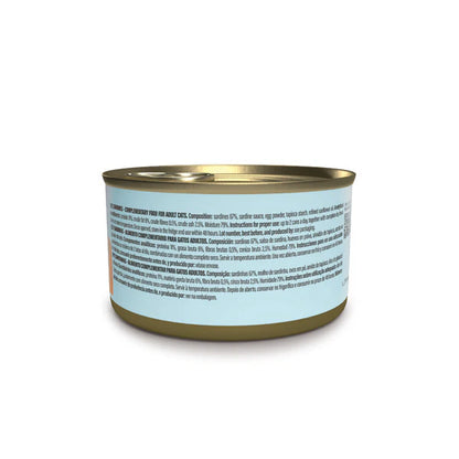 Schesir Grill Pâté Sardines | Soft Pâté Texture | Grain Free | Complementary Cat Food | 12x70g