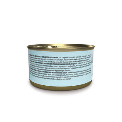 Schesir Grill Pâté Sardines in Lobster Sauce | Soft Pâté | Grain Free | Complementary Cat Food | 12x70g