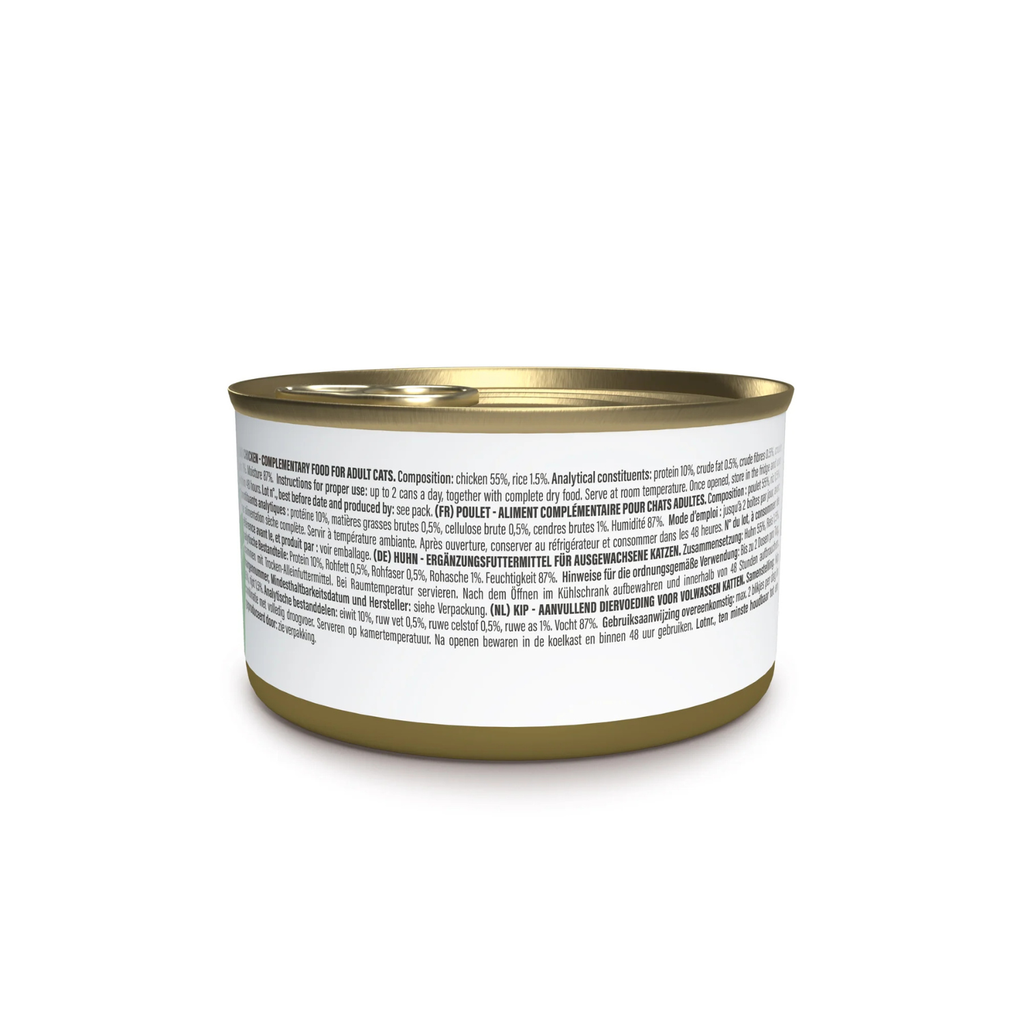 Schesir Complements Chicken in Broth | 100% Natural Fillets | Original Recipe | Complementary Cat Food | 12x70g