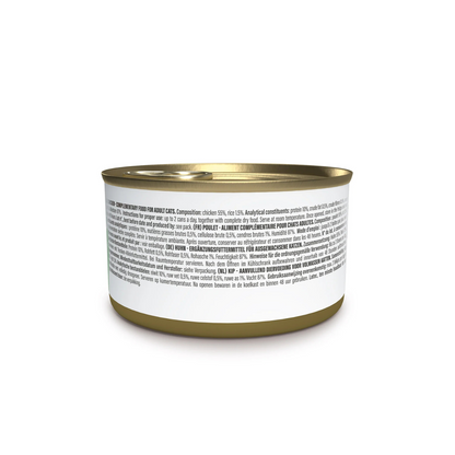 Schesir Complements Chicken in Broth | 100% Natural Fillets | Original Recipe | Complementary Cat Food | 12x70g