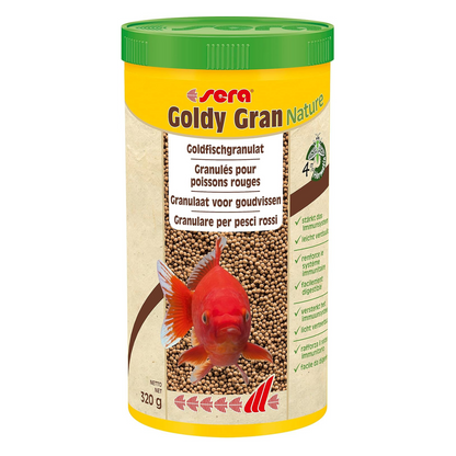 Sera Goldy Granules Nature 1000ml | Granules for Medium & Large Goldfish