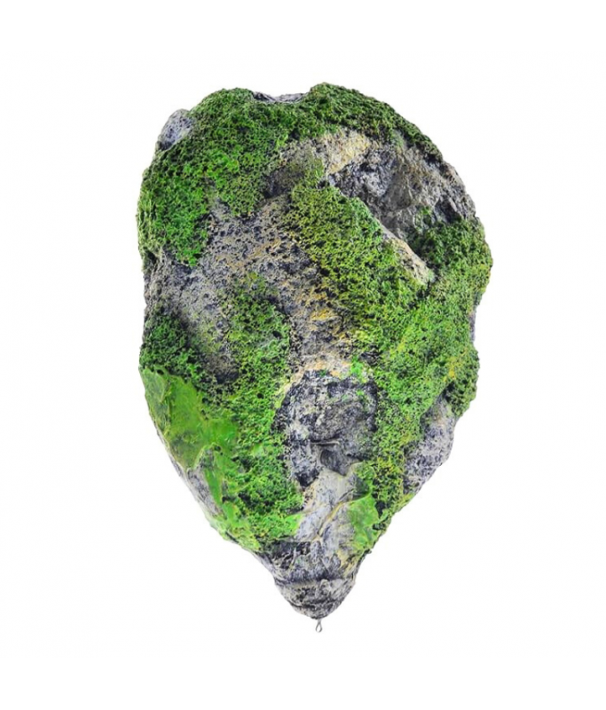 KW Zone DoPhin Floating Rock Aquarium Decoration | Large (13 × 8 × 17 cm) | Realistic Floating Aquascape Ornament
