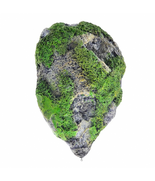 KW Zone DoPhin Floating Rock Aquarium Decoration | Large (13 × 8 × 17 cm) | Realistic Floating Aquascape Ornament