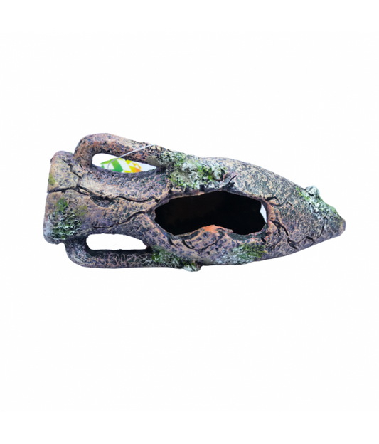KW Zone Aquarium Resin Decoration U-225S | Small Fish Tank Ornament | Aquarium-Safe Resin Décor | 15 × 5 × 7 cm