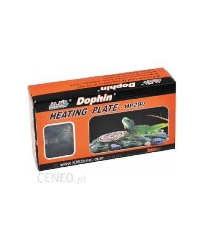 KW Zone DoPhin HP200 Reptile Heating Plate | Under Tank Heater | Energy-Efficient Heat Mat for Reptiles