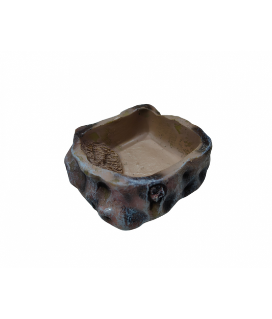 KW Zone Reptile Feeding Bowl U-595 | Small (S) | Durable Food & Water Dish for Reptiles