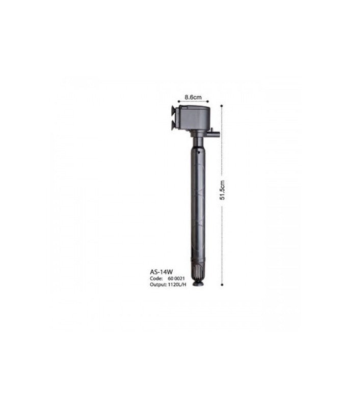 KW Zone Astro UV Filter AS 14W | Aquarium UV Sterilizer | External Water Clarifier for Freshwater & Marine Aquariums