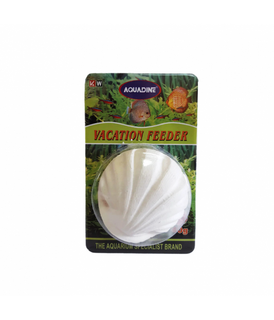 KW Zone Vacation Block 40g | Slow-Release Fish Food | Holiday Feeding Block for Aquarium Fish