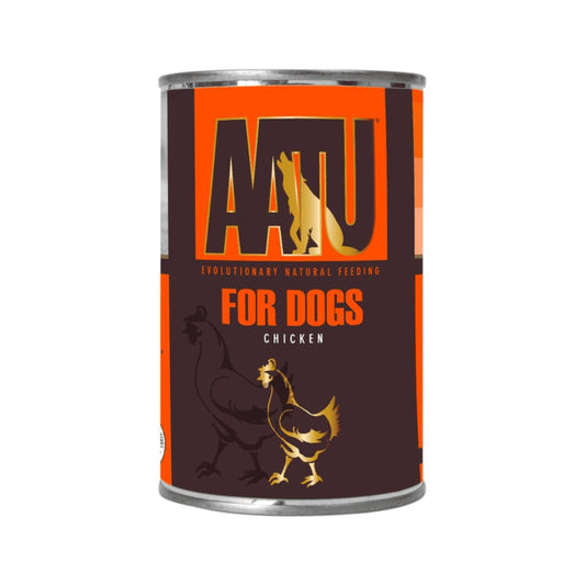 AATU Chicken Wet Dog Food | 90% Free Run Chicken | Grain-Free | 400g