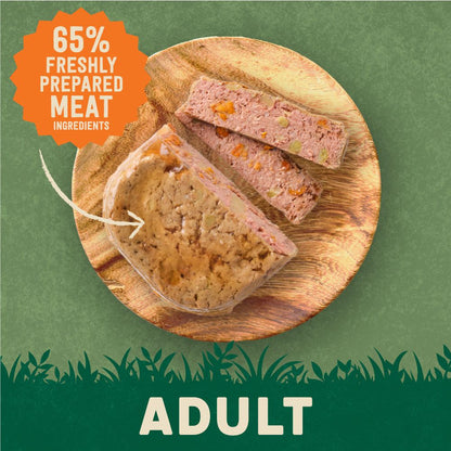 Harringtons Adult Salmon Grain Free Wet Dog Food | 65% Freshly Prepared Salmon | With Potato & Vegetables | 400g
