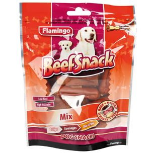 Flamingo Beef Snack Mix Dog Treats | Soft Training Treats with Lamb, Beef & Fish