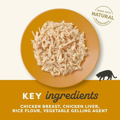 Applaws Natural Cat Food with Chicken Breast & Chicken Liver in Jelly | Made with Natural Ingredients | High-Quality Protein | 70g