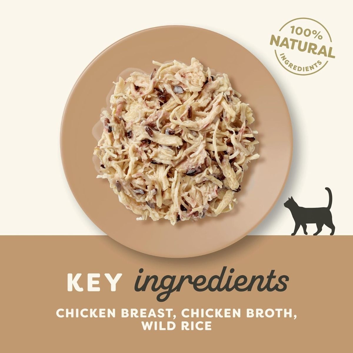 Applaws Natural Cat Food with Chicken Breast & Wild Rice in Broth | 100% Natural | 70g