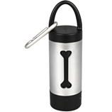 Flamingo Dog Bags Holder - LED | Illuminated Poop Bag Dispenser with Carabiner