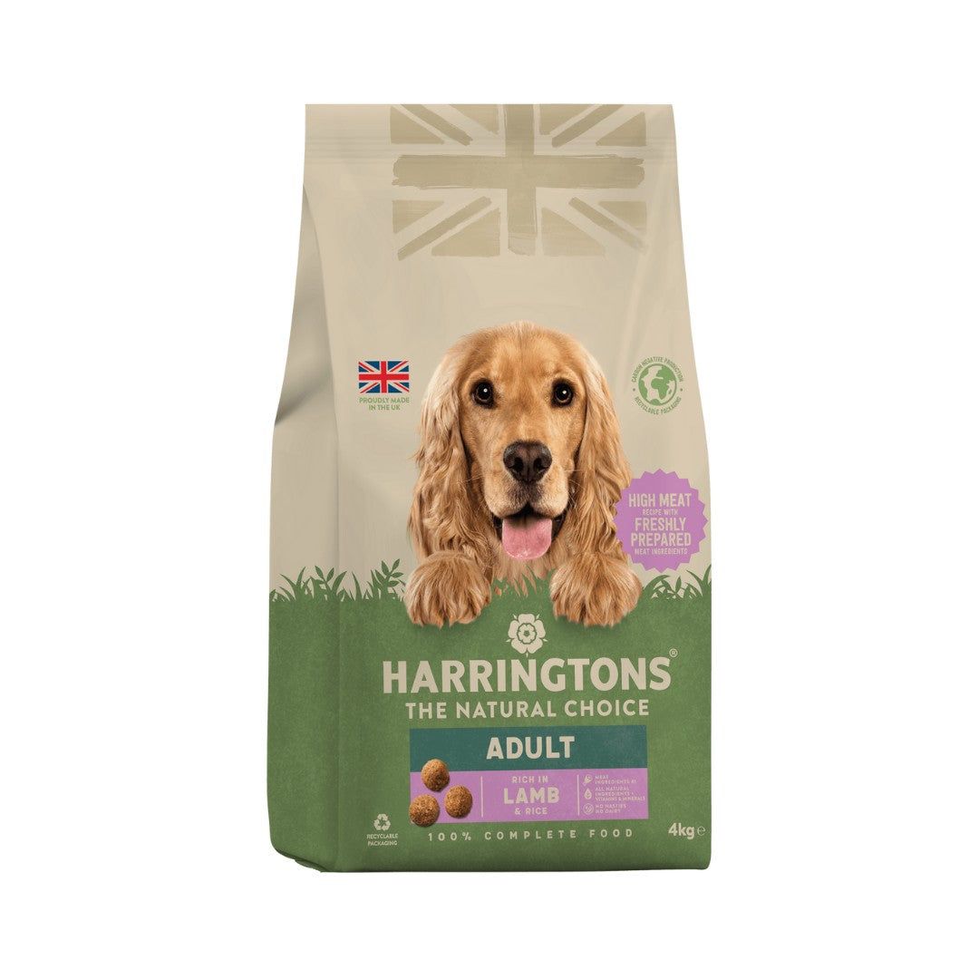 Harringtons Adult Lamb & Rice Dry Dog Food 1.7kg | High Meat | Freshly Prepared | Natural Choice | Complete Food | 1.7kg-15kg