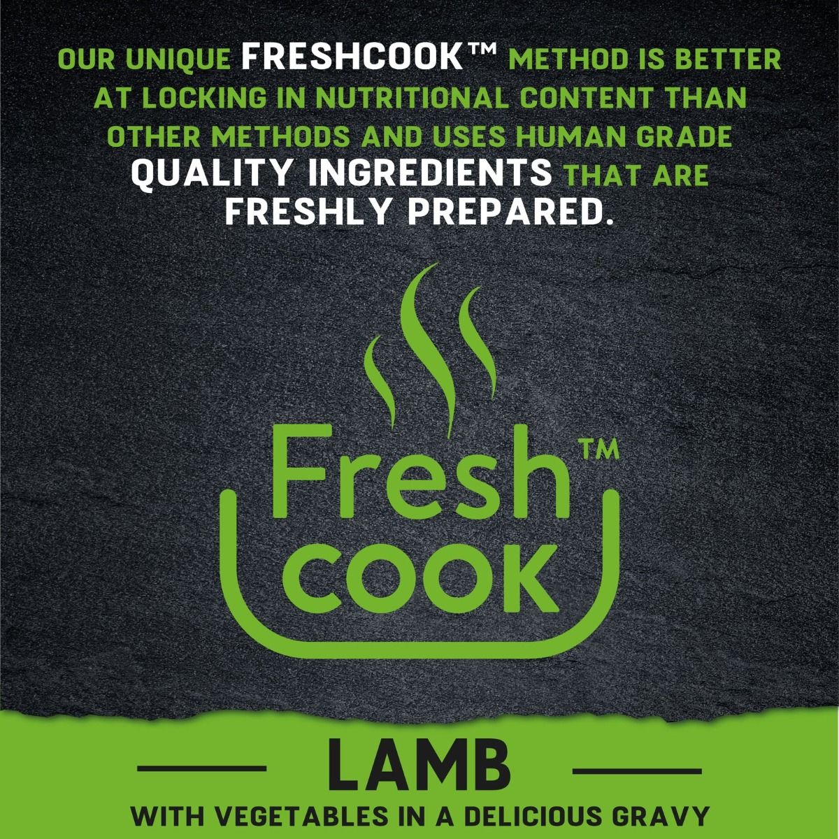 Harringtons Just 6 Lamb Grain Free Wet Dog Food | 70% Freshly Prepared Lamb | 6 Ingredients | Complete Adult | 380g