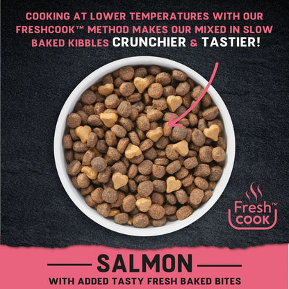 Harringtons Just 6 Salmon Grain Free Dry Dog Food | 50% Salmon | 6 Ingredients | Fresh Baked Bites | Resealable | 2kg-12kg
