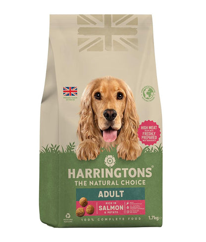 Harringtons Adult Salmon & Potato Dry Dog Food | High Meat | Freshly Prepared Salmon | Complete Nutrition | 1.7kg-12kg