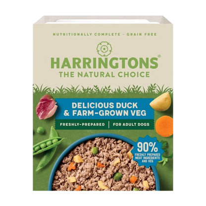 Harringtons Delicious Duck & Farm-Grown Veg Grain Free Wet Dog Food | Complete Adult | 400g