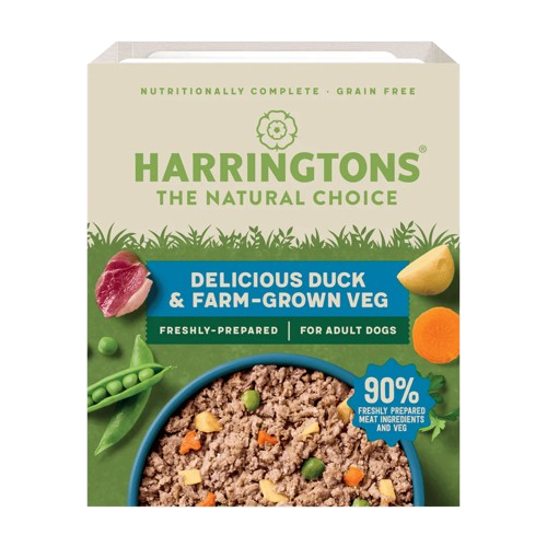 Harringtons Delicious Duck & Farm-Grown Veg Grain Free Wet Dog Food | Complete Adult | 400g