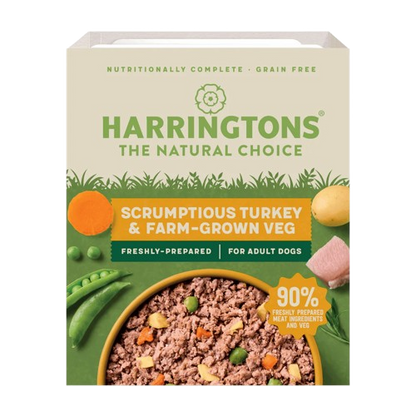 Harringtons Scrumptious Turkey & Farm-Grown Veg Grain Free Wet Dog Food | Complete Adult | 400g